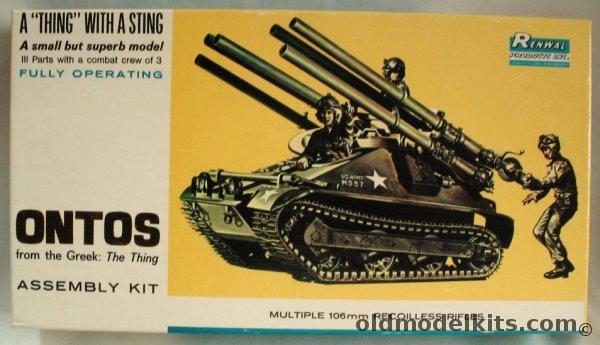 Renwal 1/32 M-50 Ontos 'The Thing With The Sting', 557-149 plastic model kit